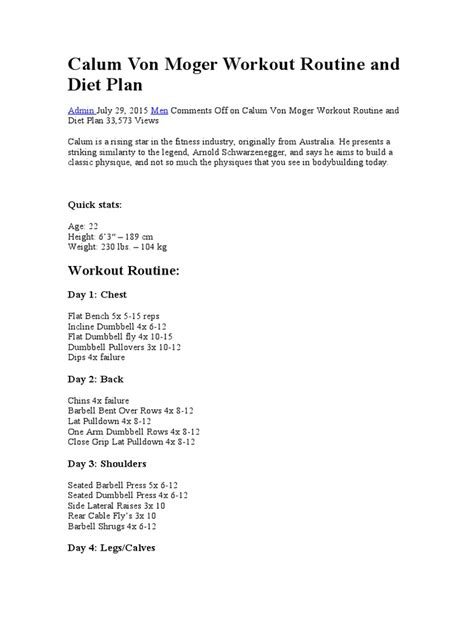 calum von moger diet pdf.